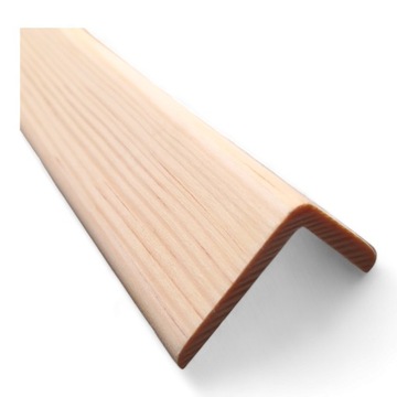 Уголок деревянный 30х30 сосна без сучков ПРЕМИУМ 250см угловая планка