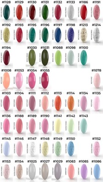 Zestaw manicure 7x lakier hybrydowy MaluLac LAMPA