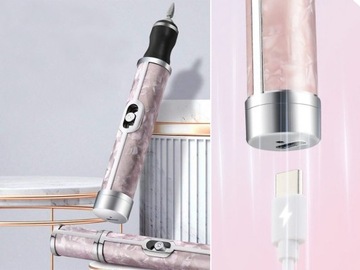 МАШИНКА ДЛЯ ФРЕЗИРОВАНИЯ НОГТЕЙ МАНИКЮРНЫЕ ПЕДИКЮРНЫЕ ФРЕЗЫ НАБОР ФРЕЗОВ USB АККУМУЛЯТОР