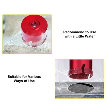 Алмазная кольцевая пила VEVOR 20/25/32/35/40/50/60/68