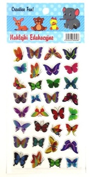 3D PUFFY НАКЛЕЙКИ лист 21x10 выпуклый НАБОР