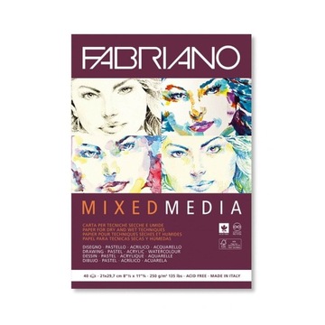Blok Mixed Media A4/40 250g/m2 Fabriano
