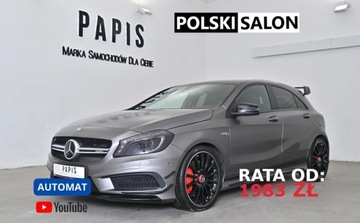 Mercedes Klasa A W176 Hatchback 5d AMG 2.0 45 AMG 360KM 2015 Mercedes-Benz Klasa A Serwisowany, Gwarancja, ...