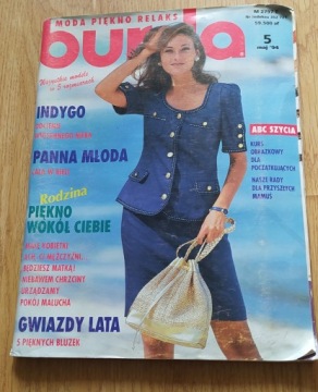 Burda moda piękno relaks 5/94 wykroje