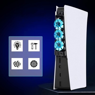 ОХЛАЖДАЮЩИЙ ВЕНТИЛЯТОР PS5, ВНЕШНЕЕ ОХЛАЖДЕНИЕ