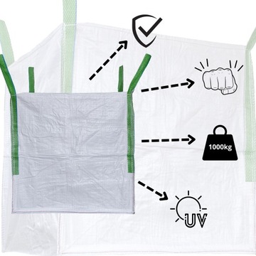 БИГ-БЭГ 1000 КГ ДЛЯ ЩЕБНЯ, КАМНЯ, ТЯЖЕЛЫХ ОТХОДОВ