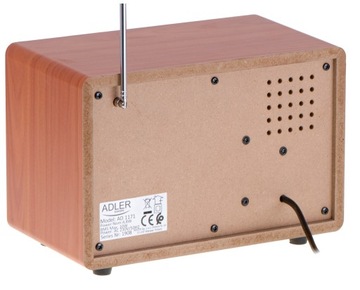Стильное деревянное ретро-радио Adler Bluetooth FM