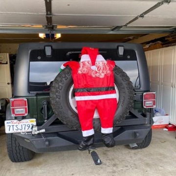 ПОДВЕСНОЕ РОЖДЕСТВЕНСКОЕ УКРАШЕНИЕ С САНТА-КЛАУСОМ