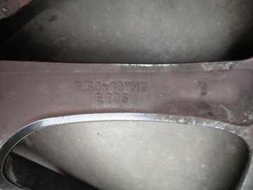 4× DISK HLINÍK FIAT OE CROMA 7.5" X 18" 5X110 ET 36