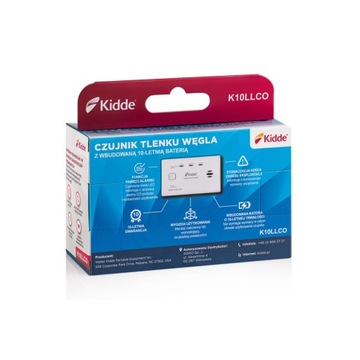 Детектор угарного газа KIDDE K10LLCO - 10 лет