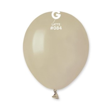 Balony brązowy kawa z mlekiem latte 12cm 3 szt.