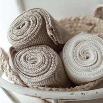 BAMBUSOWY KOCYK JODEŁKA LIGHT GREY 80X100 MY MEMI