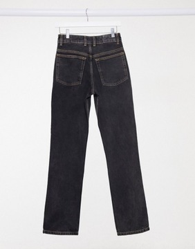 czarne spodnie jeansowe unisex W30