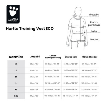 Hurtta Training Vest Eco Cinnamon kamizelka treningowa, brązowa M