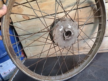 КОЛЕСО ROMET KOMAR ДЛЯ МОТОЦИКЛА ПЕРЕДНЯЯ ЧАСТЬ 19 ДЮЙМОВ ОРИГИНАЛ