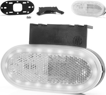 LAMPA OBRYSOWA BIAŁA LED LAMPKA OBRYSÓWKA WAŚ 1388