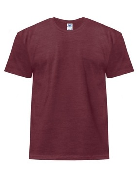 T-SHIRT MĘSKA Koszulka HEATHER burgund BUH M