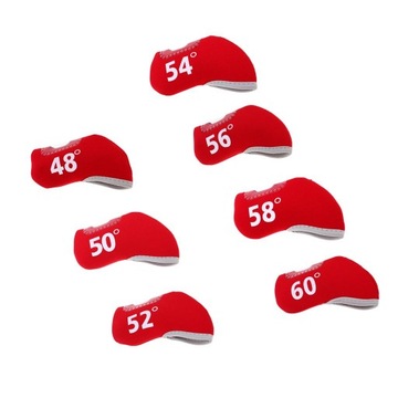 Запасная спортивная клюшка для гольфа с железной головкой, клюшка 60 градусов, красная