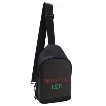 Сумка через плечо со светодиодным дисплеем Многофункциональная
