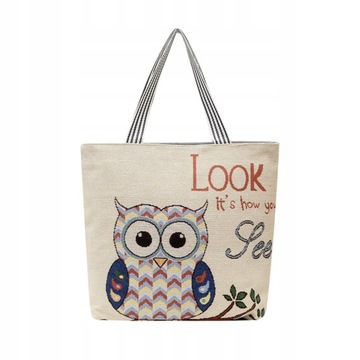 Organizer na torby z materiału o dużej pojemności Stylowy z kieszenią na zamek błyskawiczny Styl zakupowy F