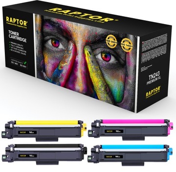 4x TONER DO BROTHER TN-243 DCP-L3517CDW DCP-L3550