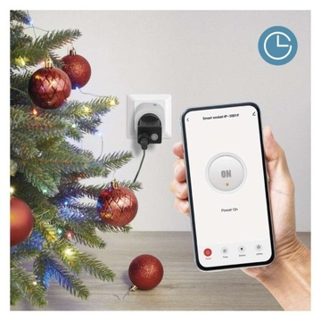 Умная розетка EMOS GoSmart IP-3001F wifi, bluetooth, туя