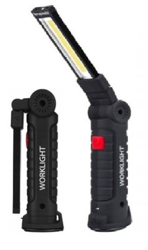 LAMPKA WARSZTATOWA COB LATARKA Z MAGNESEM USB