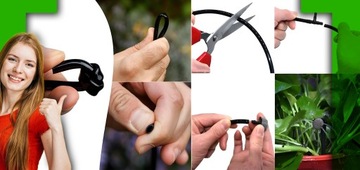 ВОДЯНАЯ ЗАВЕСА ТУМАННЫЙ ШЛАНГ 10М SPINNER САДОВАЯ СИСТЕМА ОРОШЕНИЯ 10 НАСАДОК