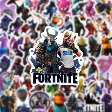 Naklejki Fortnite Gra Klasyczne 50 sztuk Wzór 2