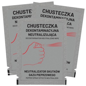 3x CHUSTECZKA NEUTRALIZUJĄCA GAZ PIEPRZOWY