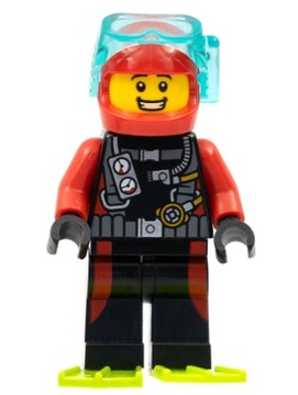 Lego City Nurek z akwalungiem cty0764