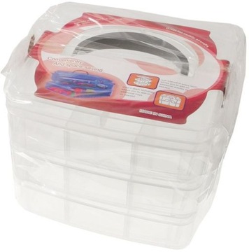 Organizer 15x15x12.5cm, 18 przegródek, OR11
