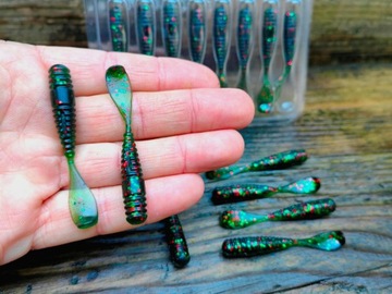 15 szt. twister 51 mm Damiki Squash Shad Okoń kleń