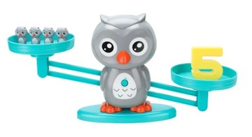 УЧИМСЯ СЧИТАТЬ СОВУ Развивающая игра Баланс Весы Сова, гири, математика