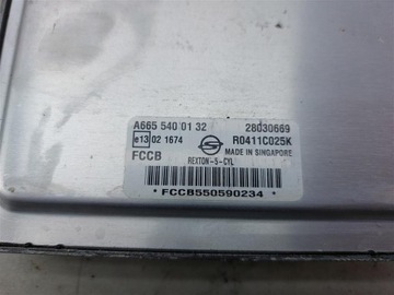 JEDNOTKA ŘÍZENÍ MOTORU SSANG YONG REXTON 2.7 XDI 2001-2006 A6655400132