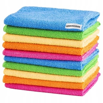 10x MIĘKKA ŚCIERKA ŚCIERECZKA Z MIKROFIBRY 30x30cm GLIMMERSTONE
