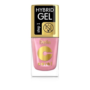 CORAL LAKIER DO PAZNOKCI HYBRID GEL 68