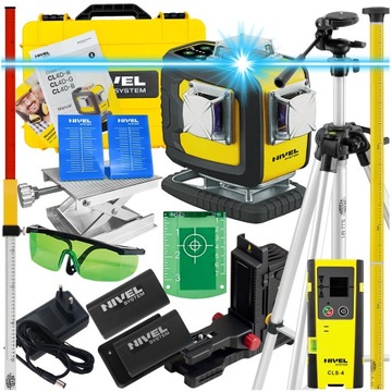 NIVEL LASER KRZYŻOWY NIEBIESKI CL4D-B DO NIWELACJI