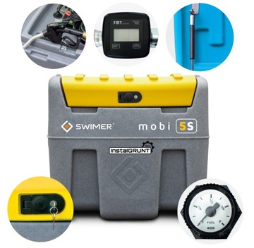 Mobilny Zbiornik Na Paliwo 200 Swimer Mobi 5S 200L Classic + Licznik