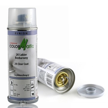 ColorMatic Lakier Bezbarwny 2K do Naprawy Reflektorów Spray 200ml
