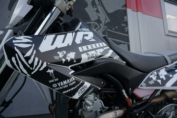 КОМПЛЕКТ наклеек Yamaha WR 125 R ЧЕРНЫЙ ШПОН ЭНДУРО.