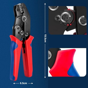 ZACISKARKA DO KONEKTORÓW NIEIZOLOWANYCH RĘCZNA PRASKA KOŃCÓWEK PRZEWODÓW