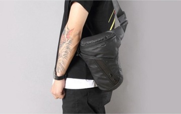 Стильная набедренная сумка и мужская мотоциклетная поясная сумка.