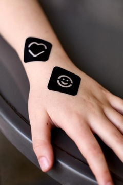 Креативный набор из 150 шаблонов татуировок и 4 гелевых ручек. Татуировки для детей.