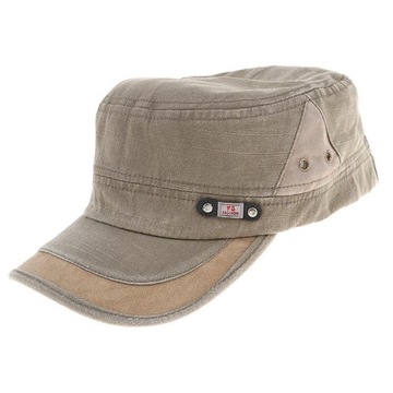 Кадетская хлопковая военная плоская кепка с регулируемой кепкой