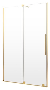 Drzwi FURO DWJ Gold 140x200 RADAWAY LEWE Złote
