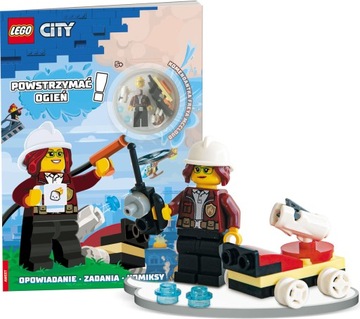 LEGO CITY POWSTRZYMAĆ OGIEŃ! KSIĄŻECZKA DLA DZIECI