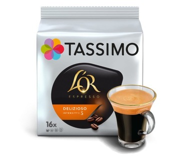 Капсулы Tassimo, смесь чёрного кофе, эспрессо, Morning Cafe, 5 упаковок