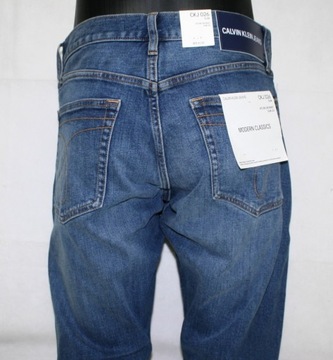Calvin Klein 026 jeansy męskie -J30J310252- Slim oryginalne - W33/L32