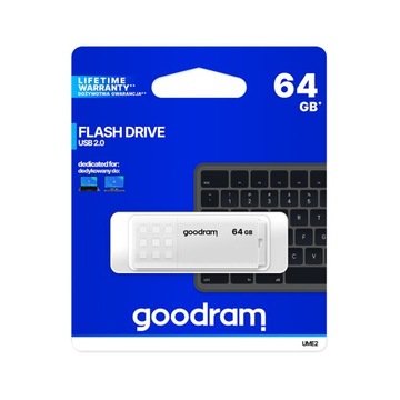 Флэш-накопитель GOODRAM UME2 64 ГБ USB 2.0 Белый